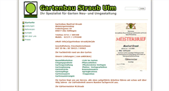 Desktop Screenshot of gartenbau-straub.de